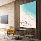 Beach Love by Ingrid Beddoes on GIANT ART - beige sea scene