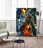 Camp Fire by Jaime Rodominick on GIANT ART - orange photo art