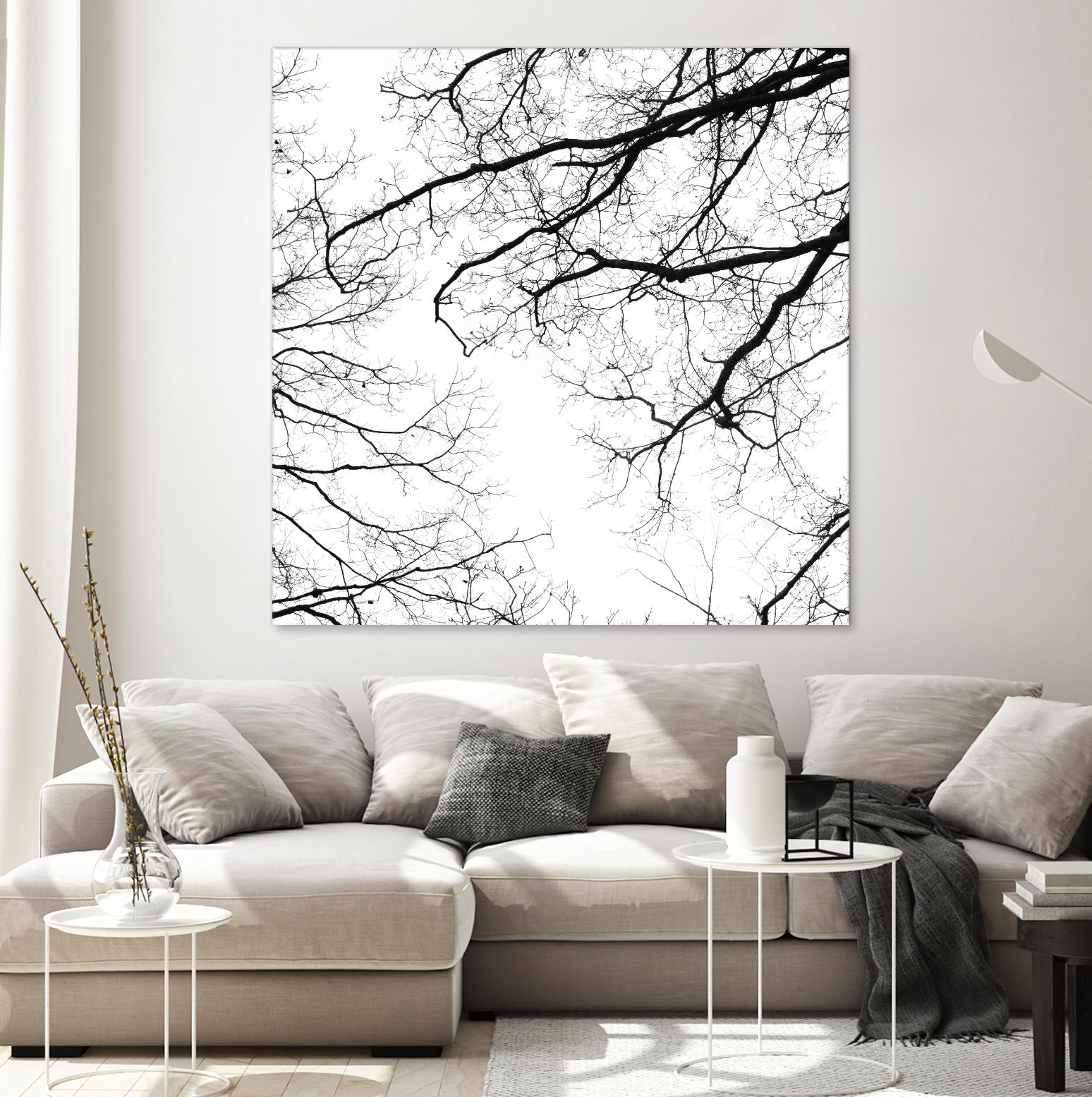 Billows II by Judy Stalus on GIANT ART - black trees