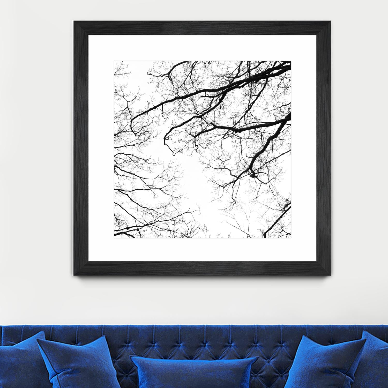 Billows II by Judy Stalus on GIANT ART - black trees