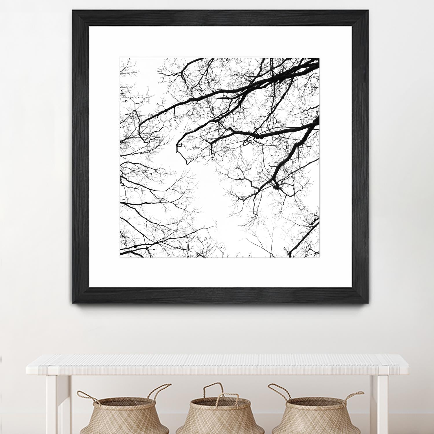 Billows II by Judy Stalus on GIANT ART - black trees