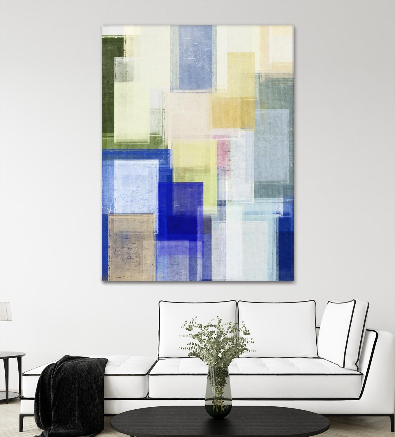 Next Time by Jenn Jorgensen on GIANT ART - blue abstract