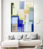 Next Time by Jenn Jorgensen on GIANT ART - blue abstract