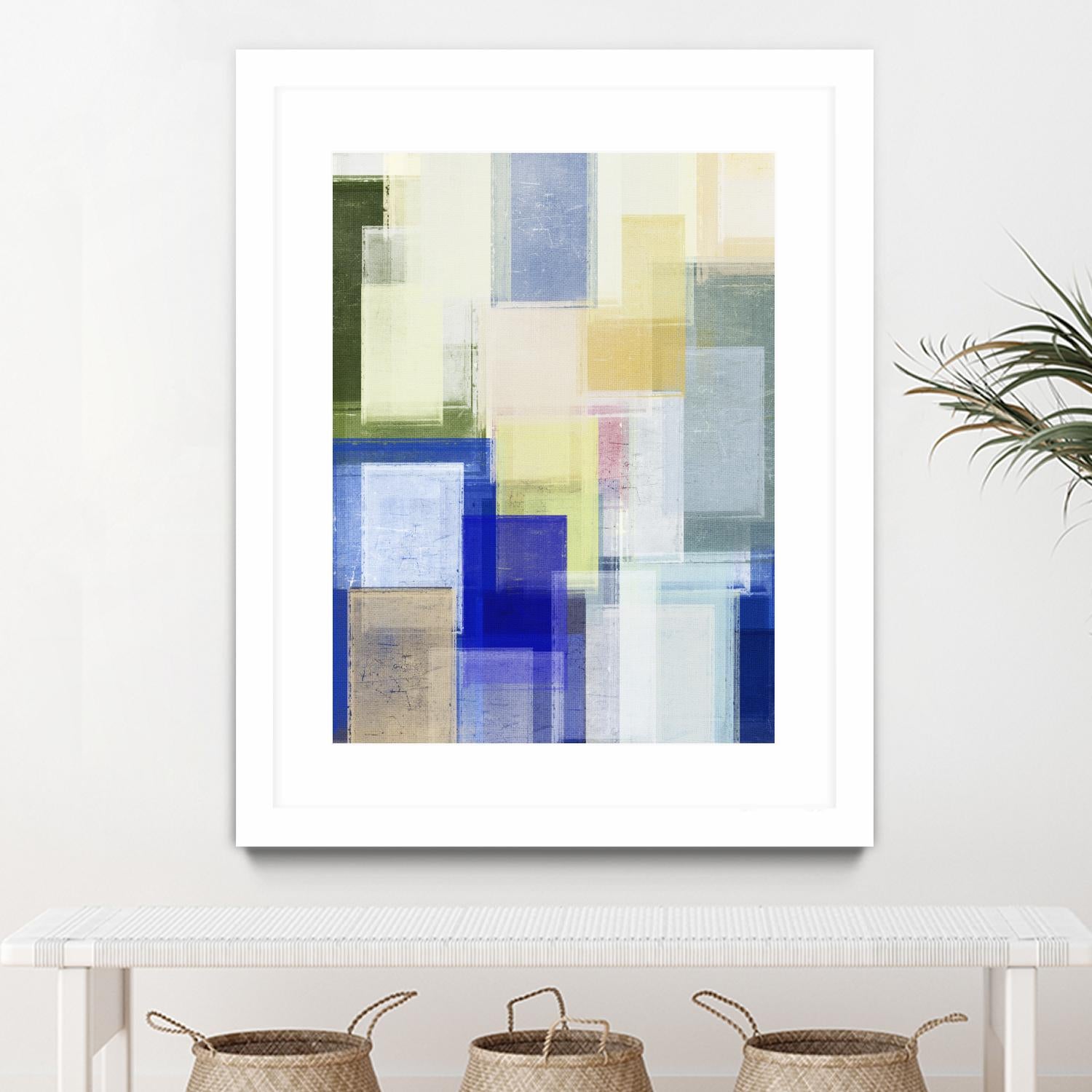 Next Time by Jenn Jorgensen on GIANT ART - blue abstract