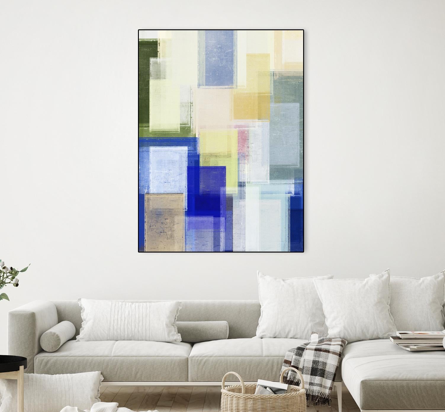 Next Time by Jenn Jorgensen on GIANT ART - blue abstract