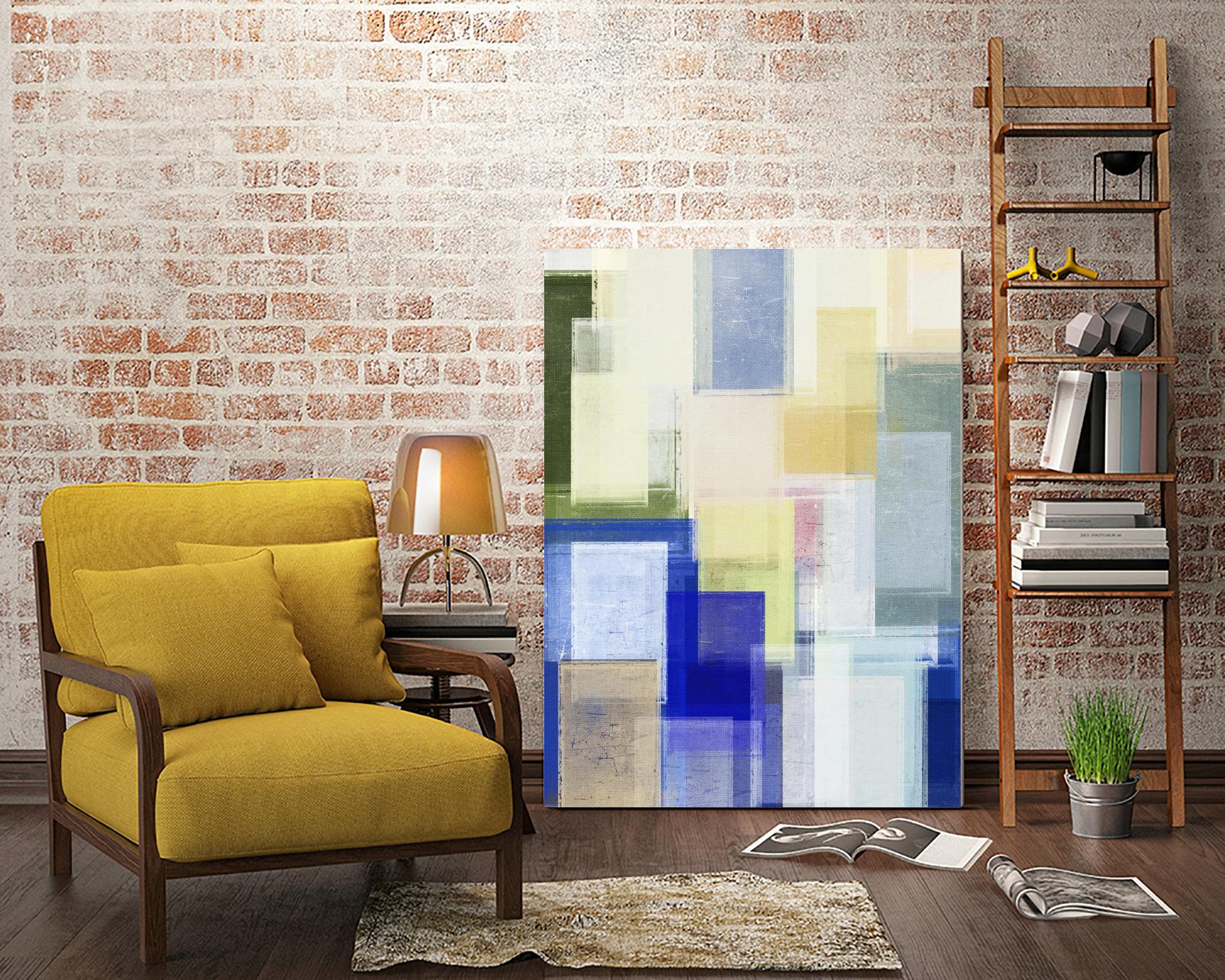 Next Time by Jenn Jorgensen on GIANT ART - blue abstract