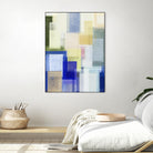 Next Time by Jenn Jorgensen on GIANT ART - blue abstract