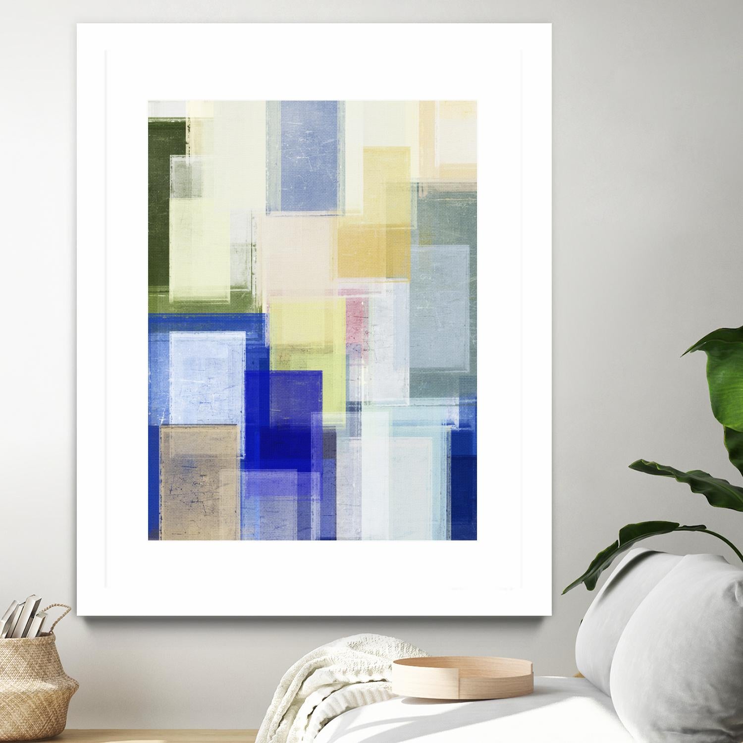 Next Time by Jenn Jorgensen on GIANT ART - blue abstract