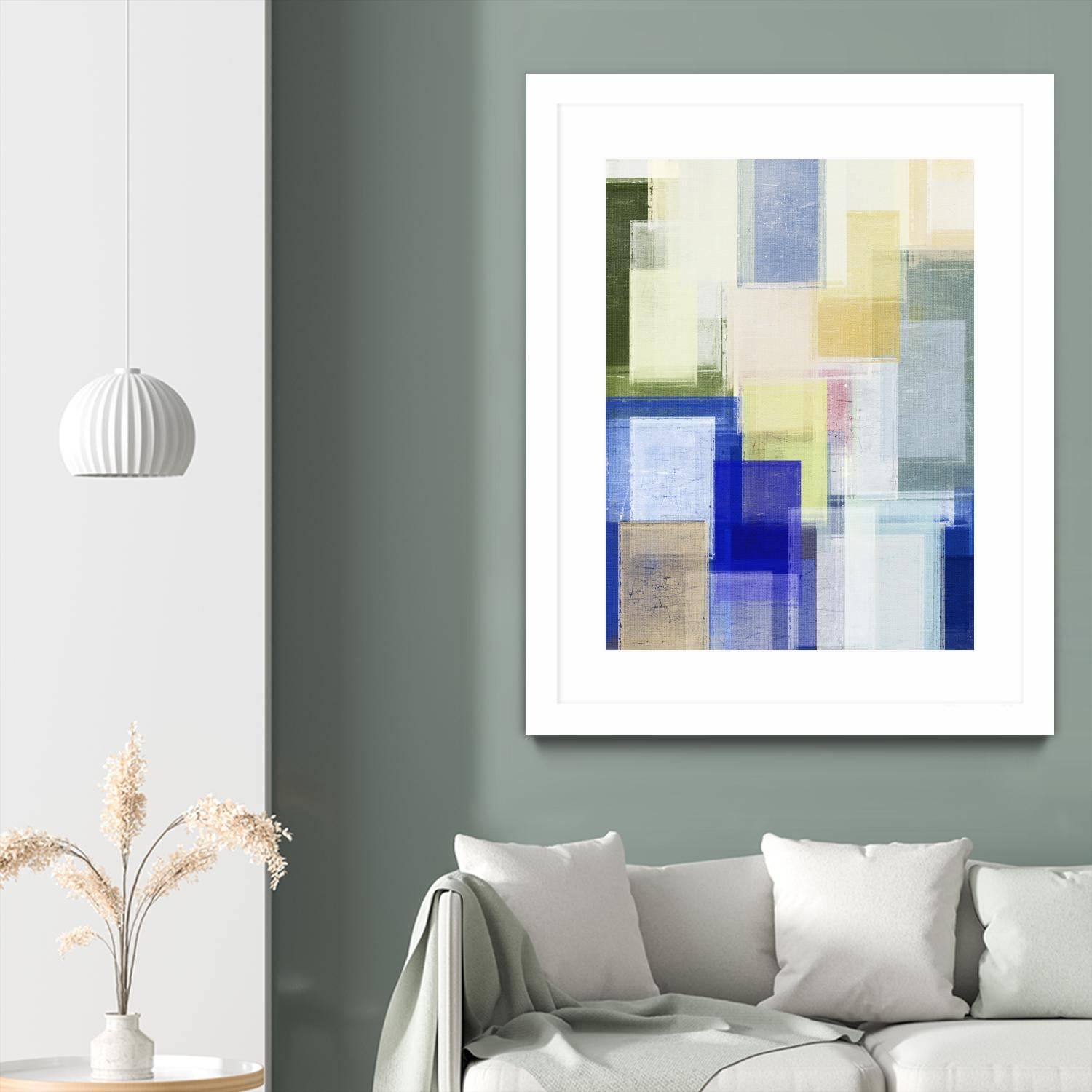 Next Time by Jenn Jorgensen on GIANT ART - blue abstract
