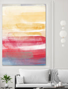 A Little More by Jenn Jorgensen on GIANT ART - yellow abstract