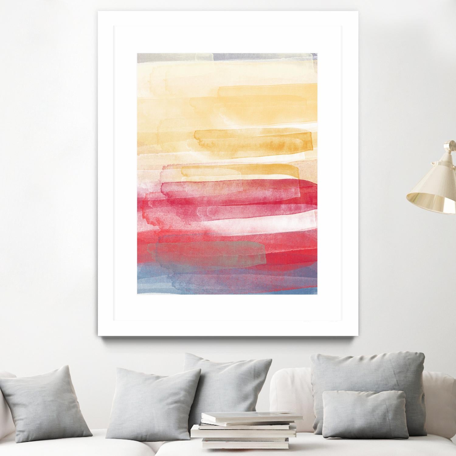 A Little More by Jenn Jorgensen on GIANT ART - yellow abstract