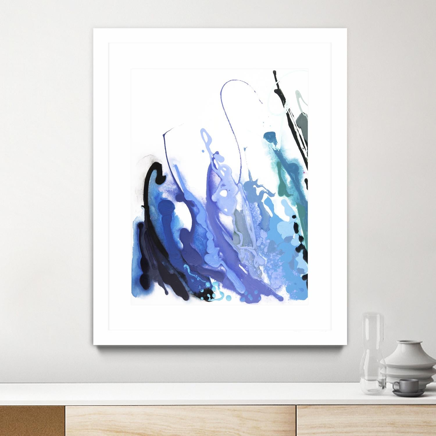 Reaching for the Sky by Joan Marie on GIANT ART - purple abstract