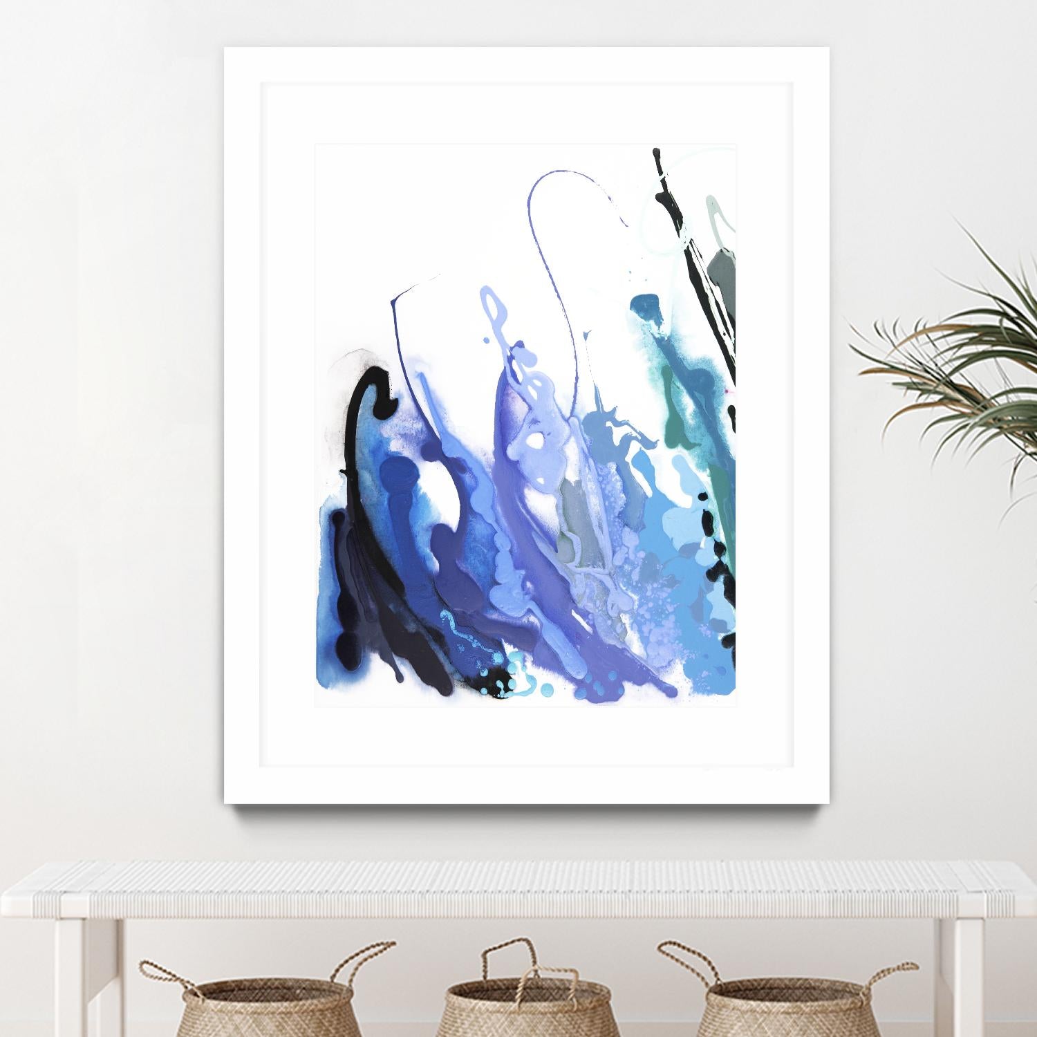 Reaching for the Sky by Joan Marie on GIANT ART - purple abstract