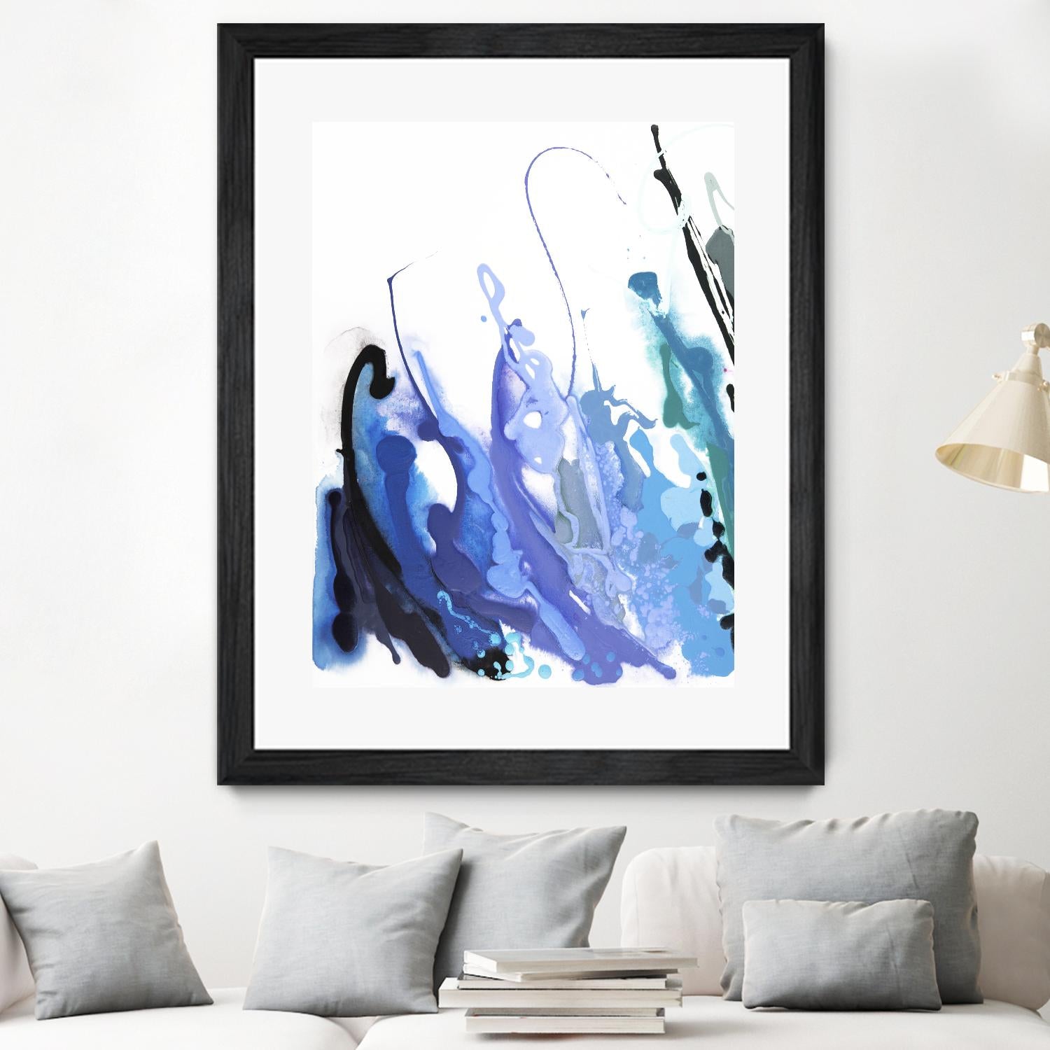 Reaching for the Sky by Joan Marie on GIANT ART - purple abstract