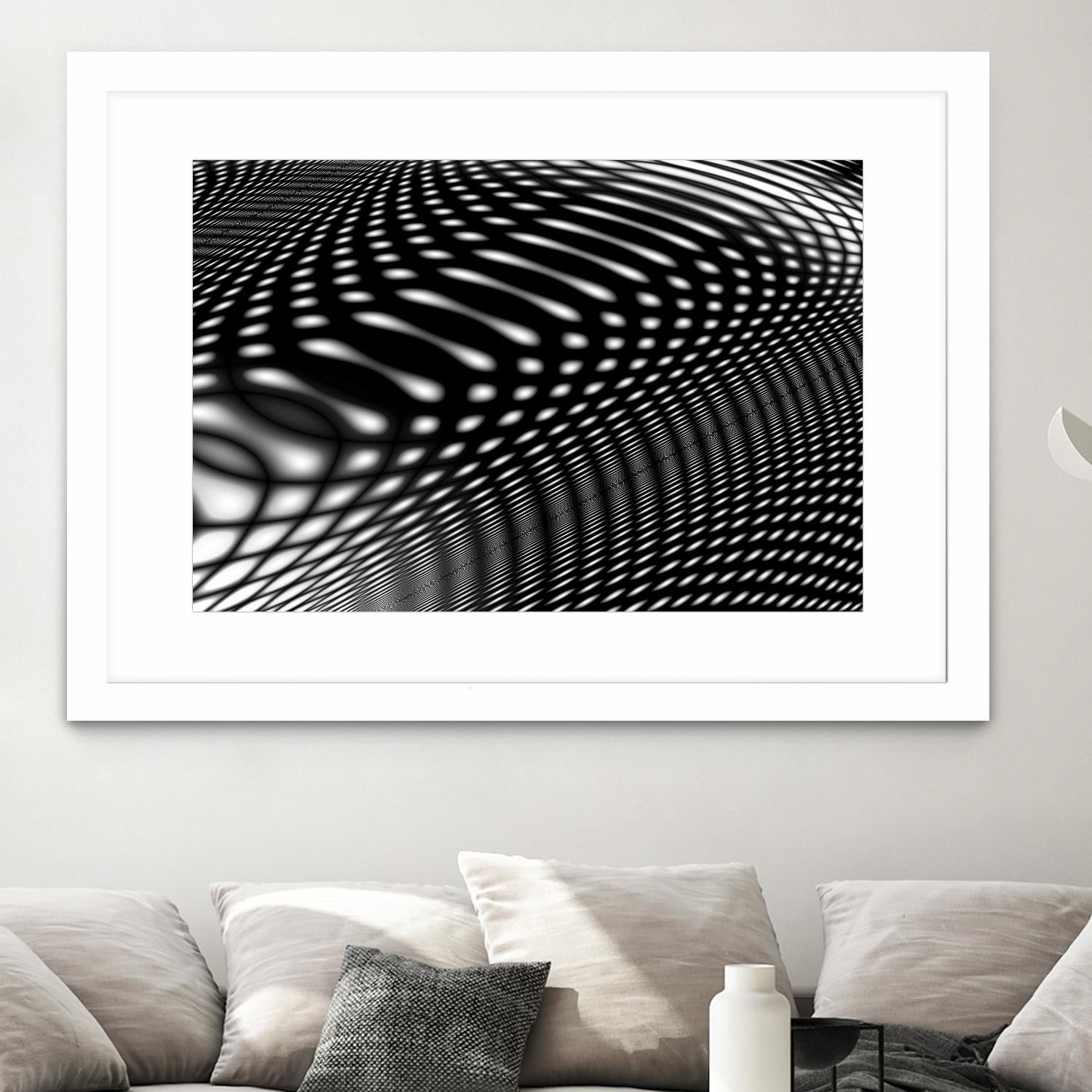 Interference IV by James Leese on GIANT ART - white abstract
