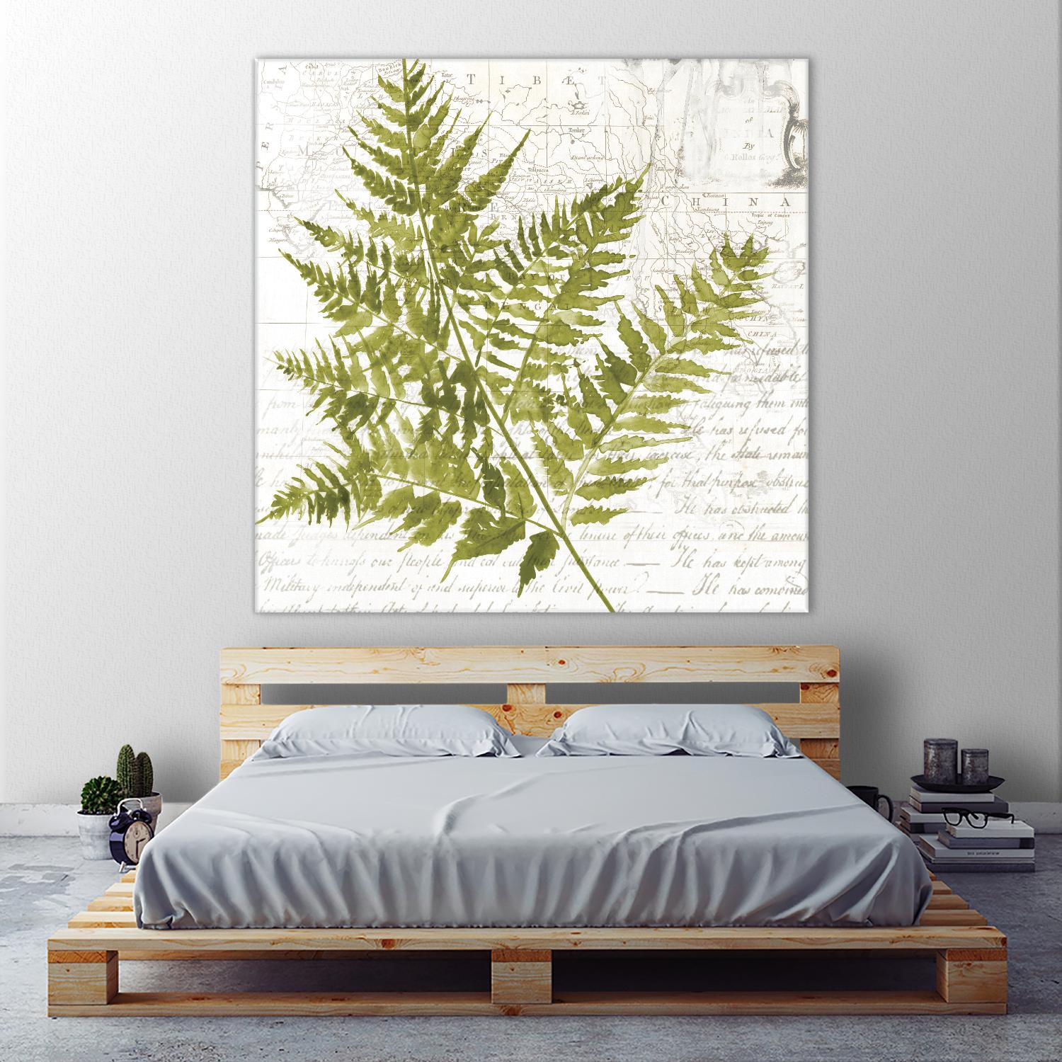 Fern I by Asia Jensen on GIANT ART - green botany