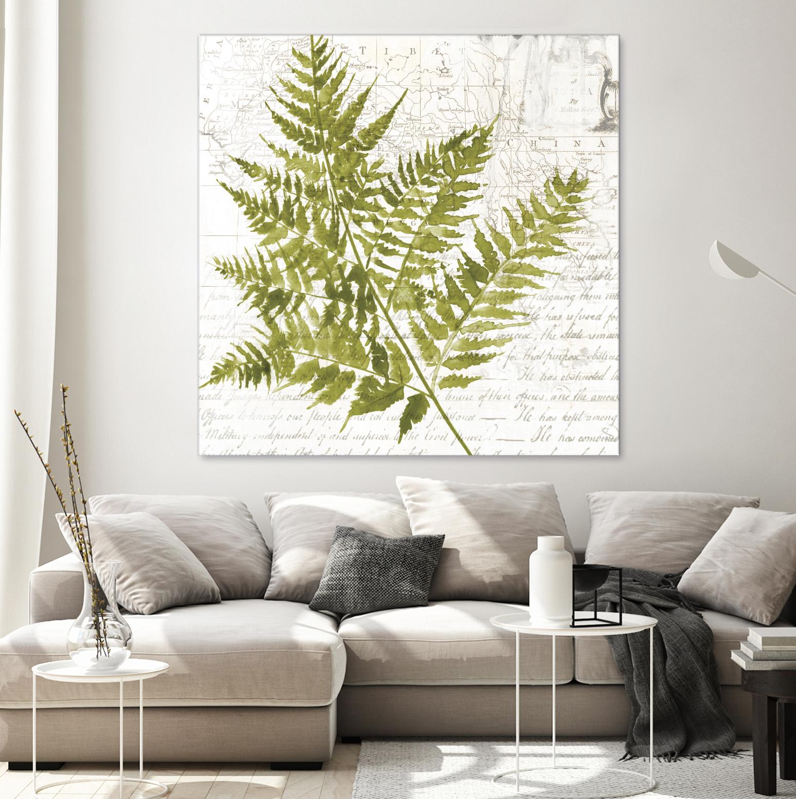 Fern I by Asia Jensen on GIANT ART - green botany