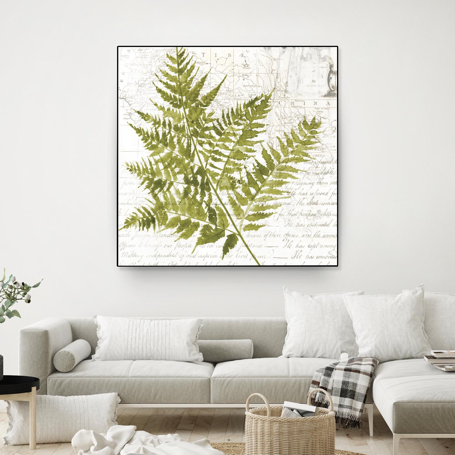 Fern I by Asia Jensen on GIANT ART - green botany