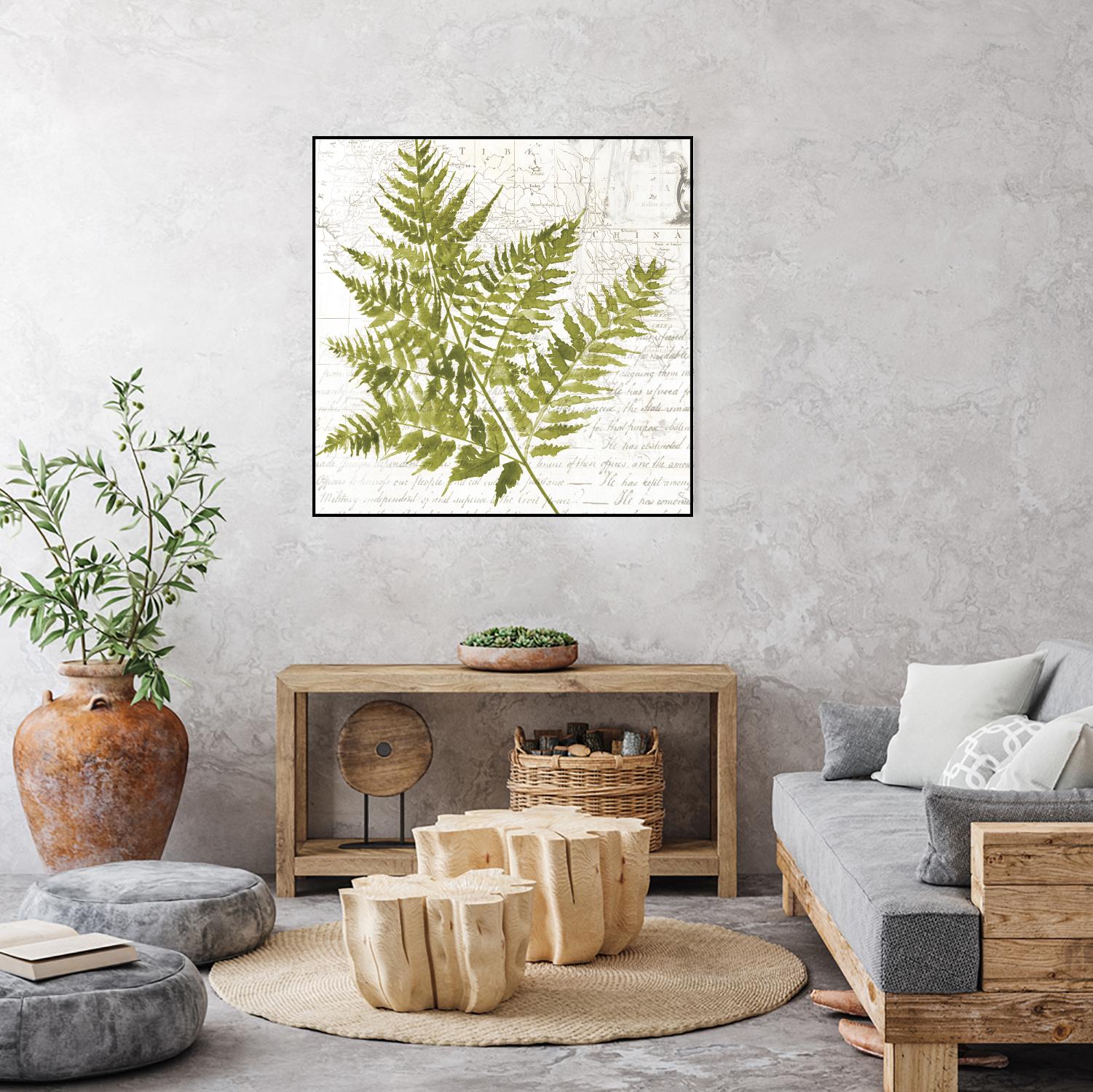 Fern I by Asia Jensen on GIANT ART - green botany
