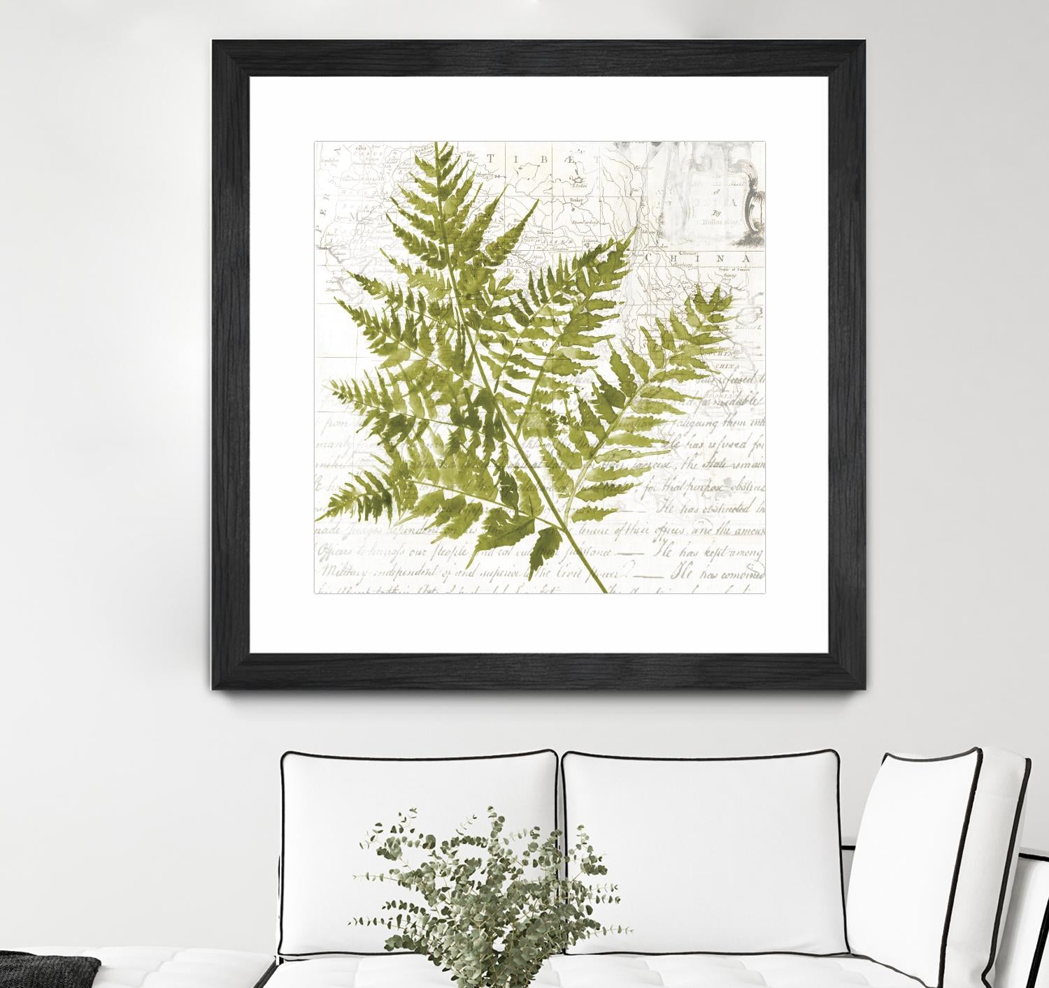 Fern I by Asia Jensen on GIANT ART - green botany