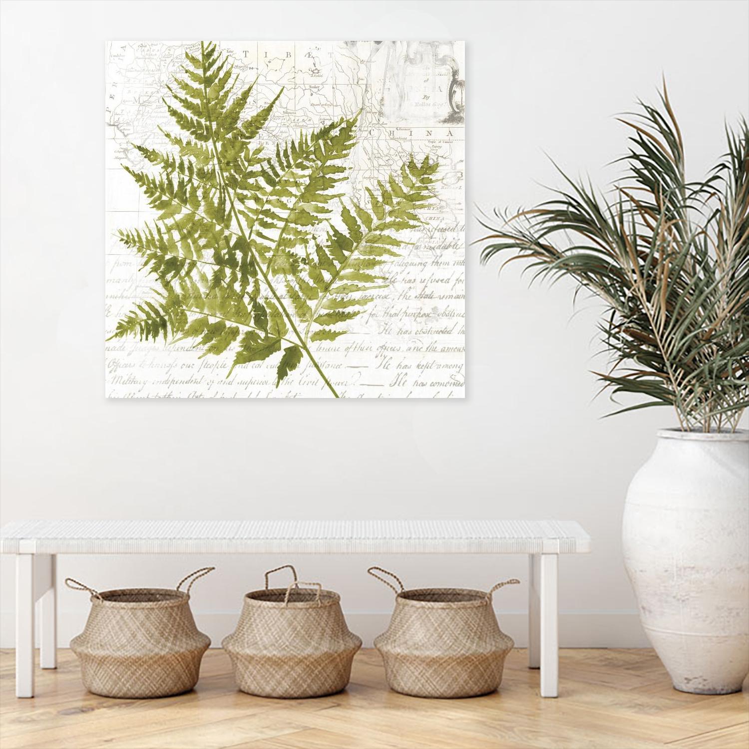 Fern I by Asia Jensen on GIANT ART - green botany