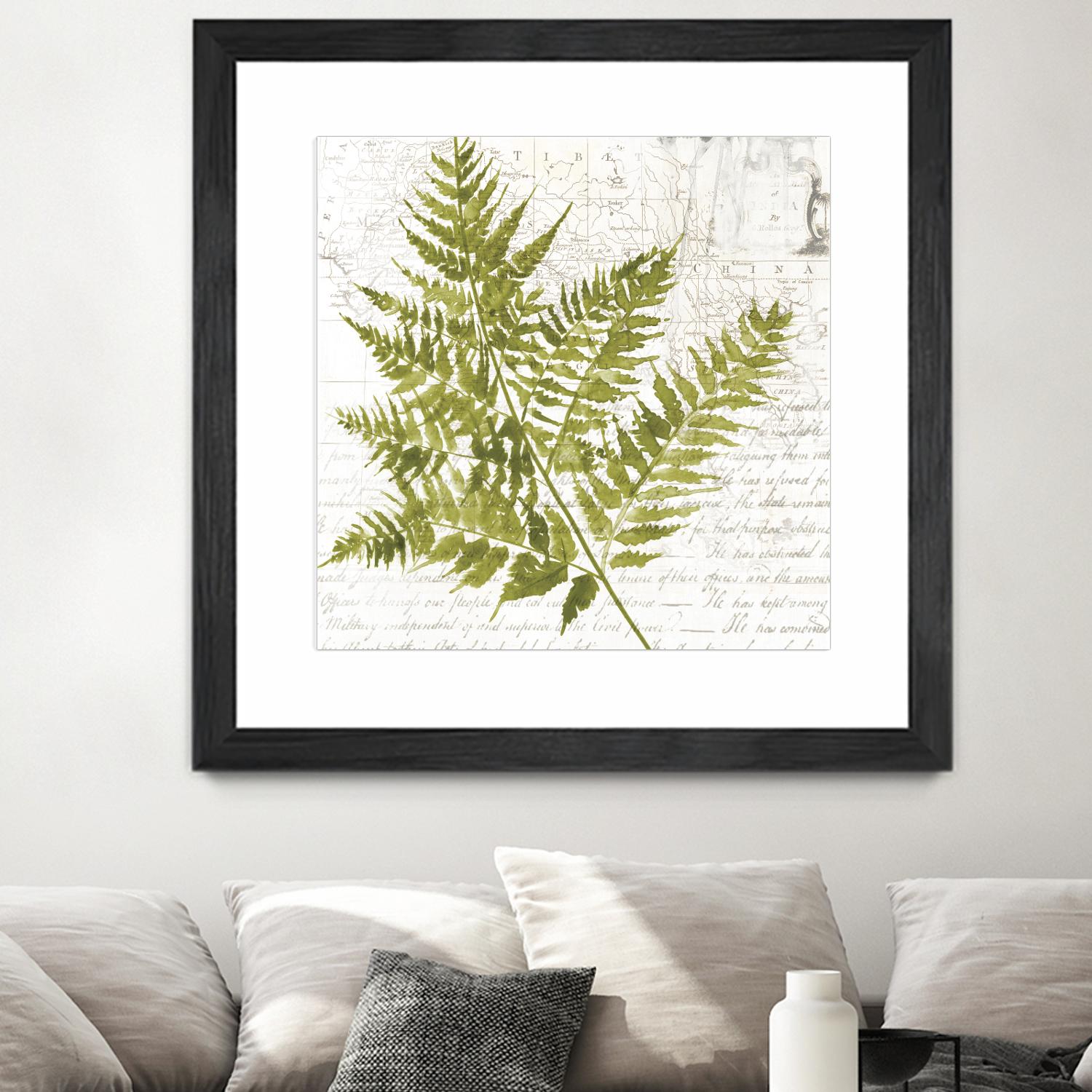 Fern I by Asia Jensen on GIANT ART - green botany
