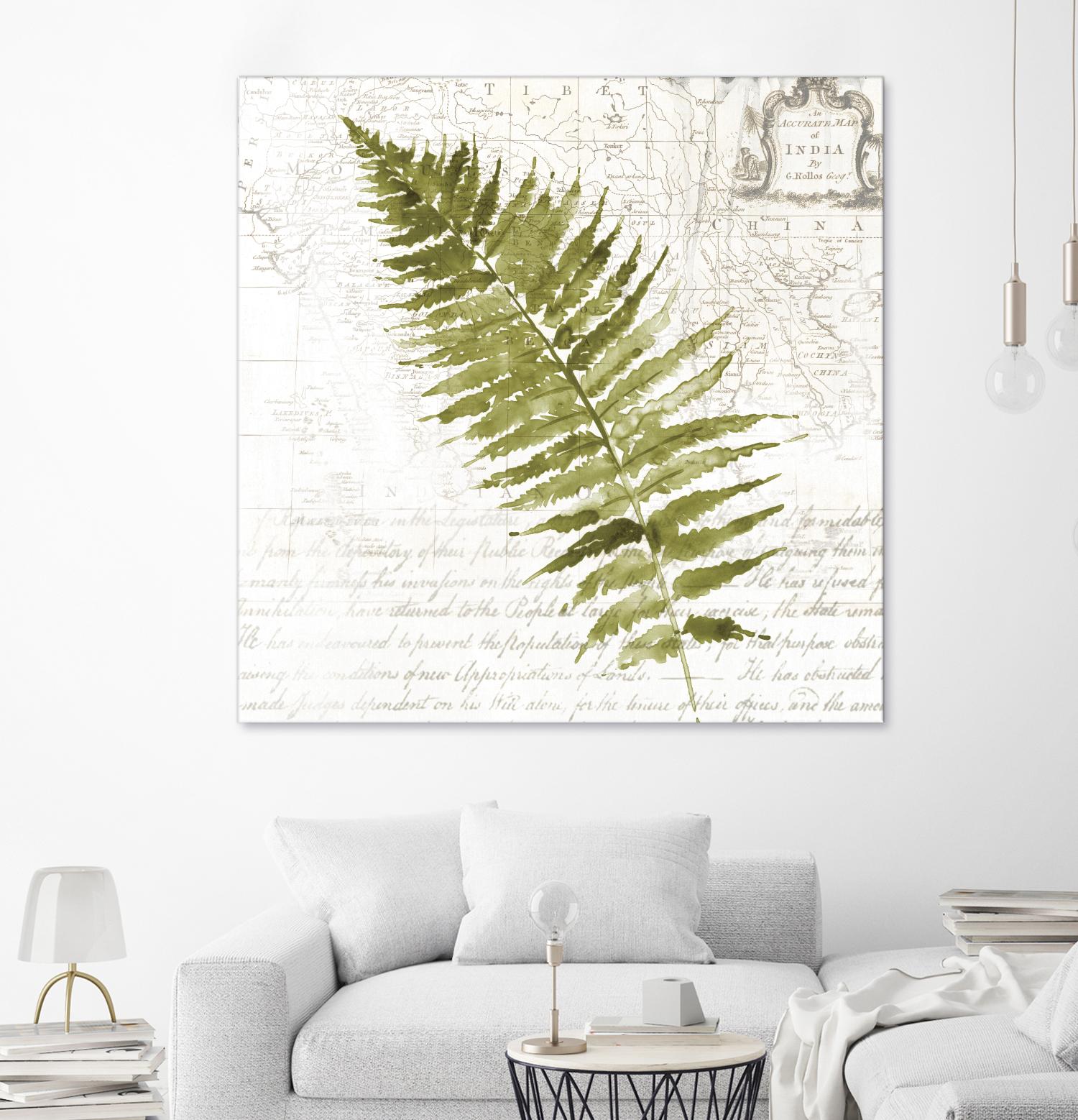 Fern II by Asia Jensen on GIANT ART - green botany