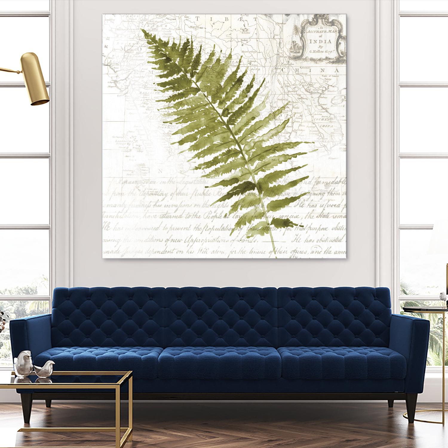 Fern II by Asia Jensen on GIANT ART - green botany