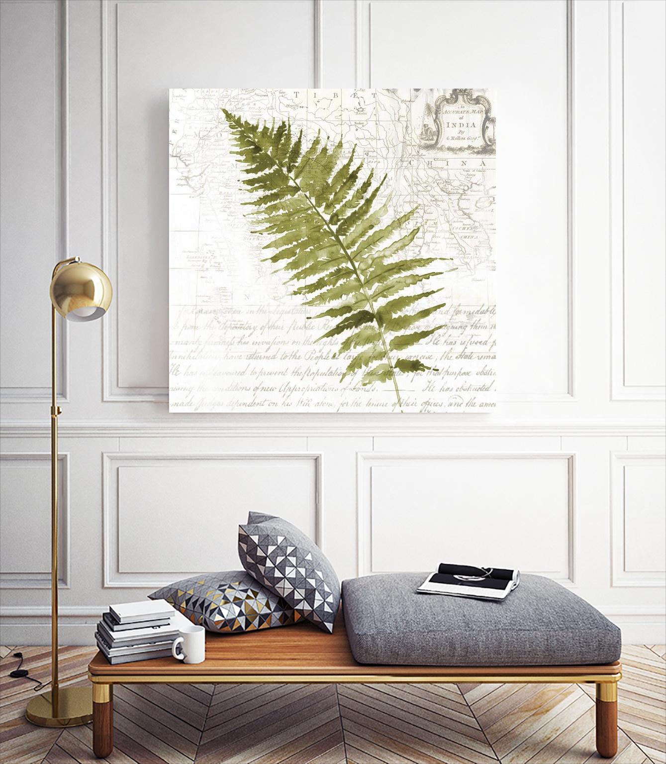 Fern II by Asia Jensen on GIANT ART - green botany