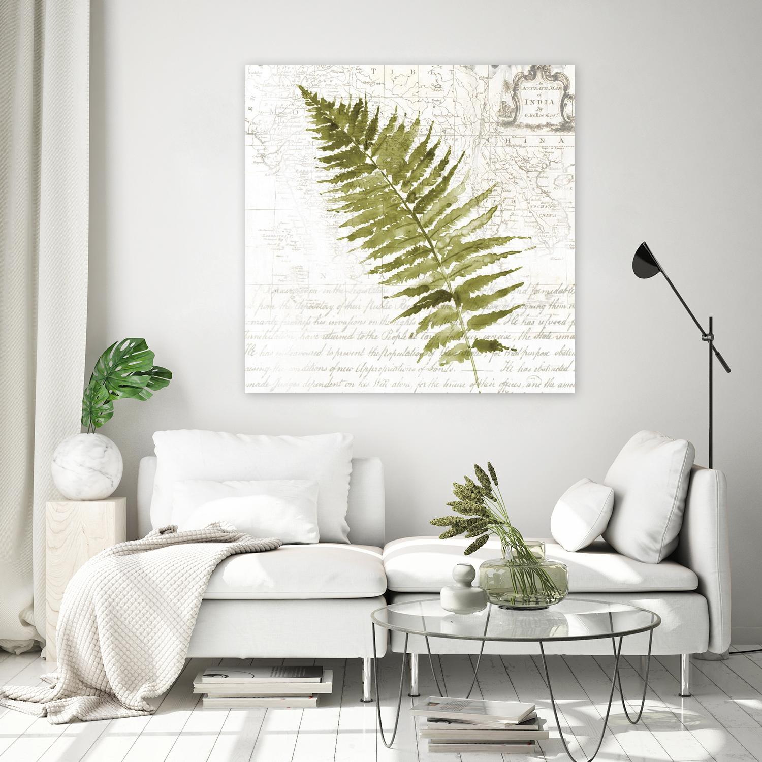 Fern II by Asia Jensen on GIANT ART - green botany