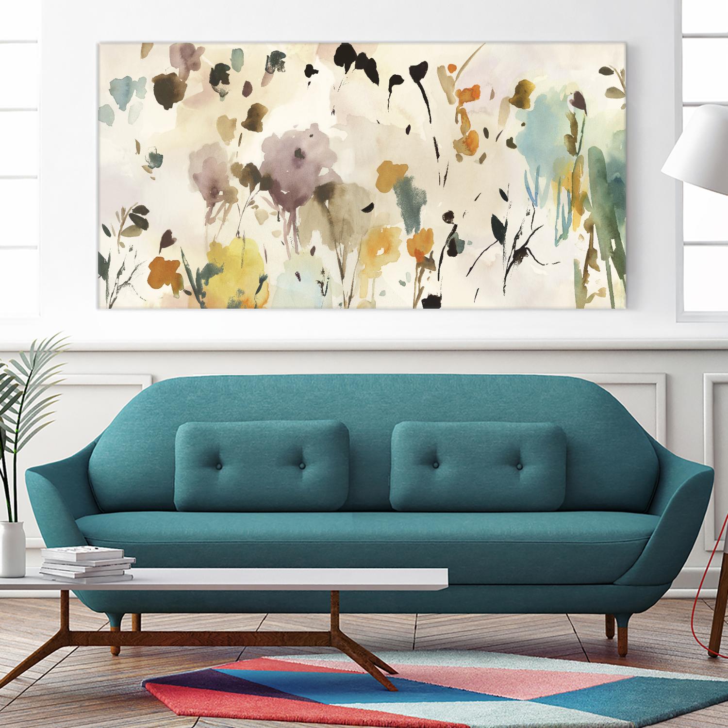 Shaping Up by Asia Jensen on GIANT ART - orange botany