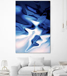 Blue Day by Joe Gemignani on GIANT ART - white abstract