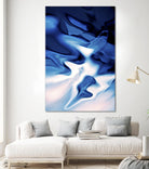 Blue Day by Joe Gemignani on GIANT ART - white abstract