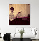 Reading Man by Joe Gemignani on GIANT ART - beige photo art