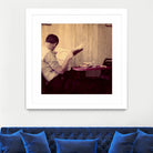 Reading Man by Joe Gemignani on GIANT ART - beige photo art