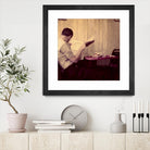 Reading Man by Joe Gemignani on GIANT ART - beige photo art