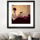 Reading Man by Joe Gemignani on GIANT ART - beige photo art