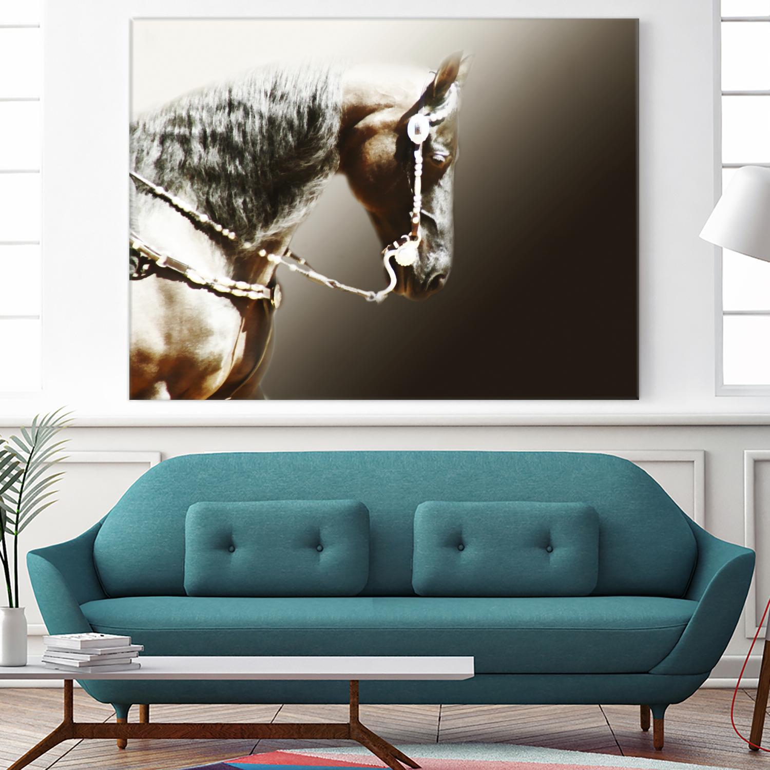 Black and Silver by Kari Brooks on GIANT ART - brown animals