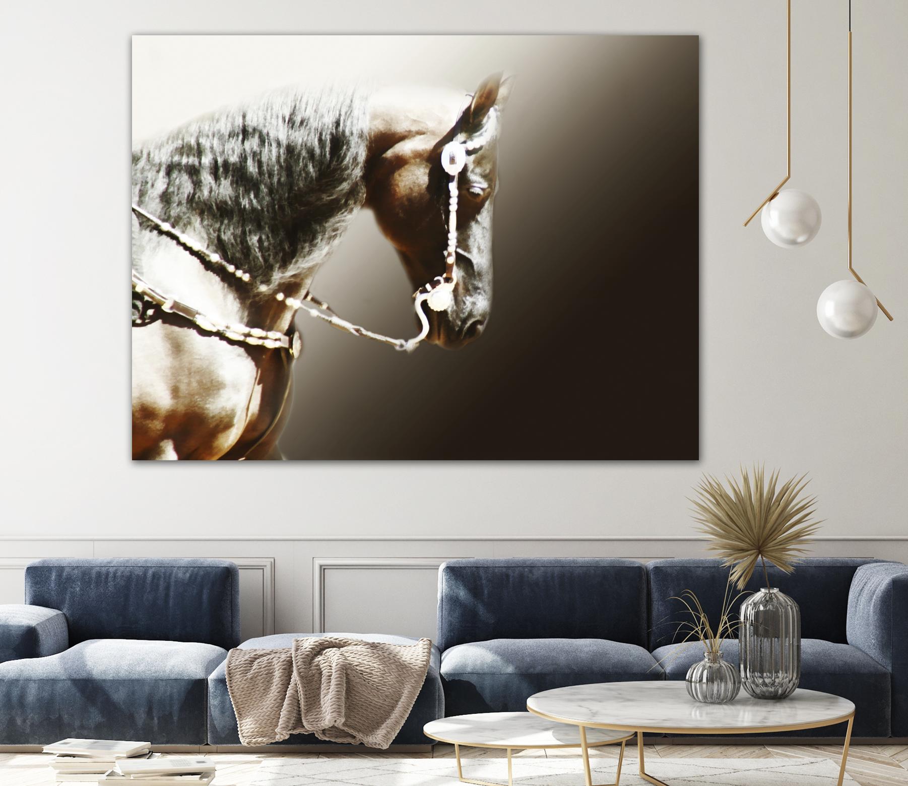 Black and Silver by Kari Brooks on GIANT ART - brown animals