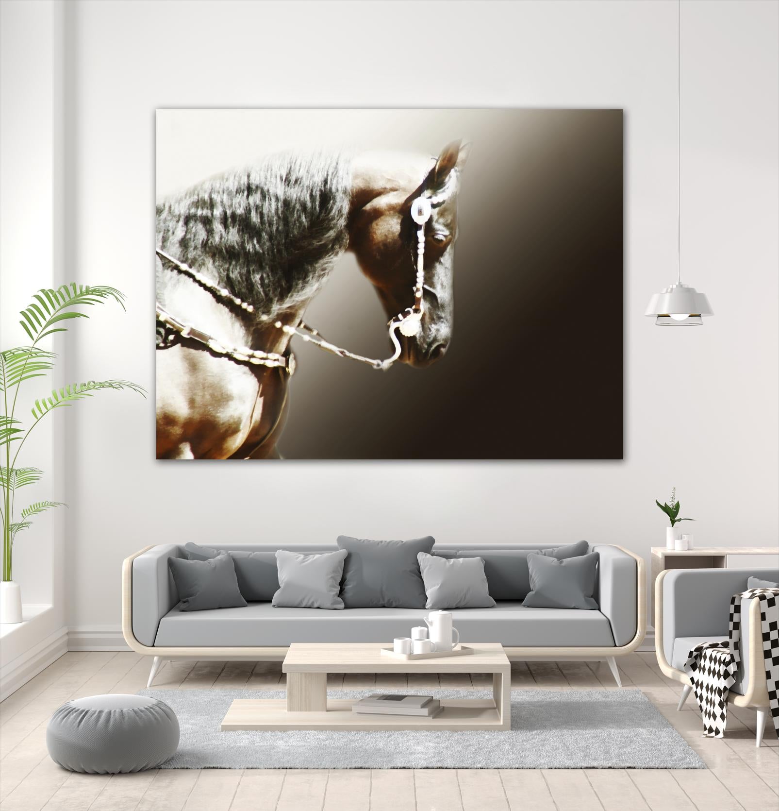 Black and Silver by Kari Brooks on GIANT ART - brown animals