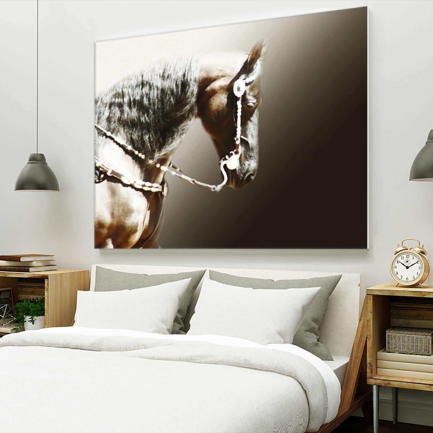 Black and Silver by Kari Brooks on GIANT ART - brown animals