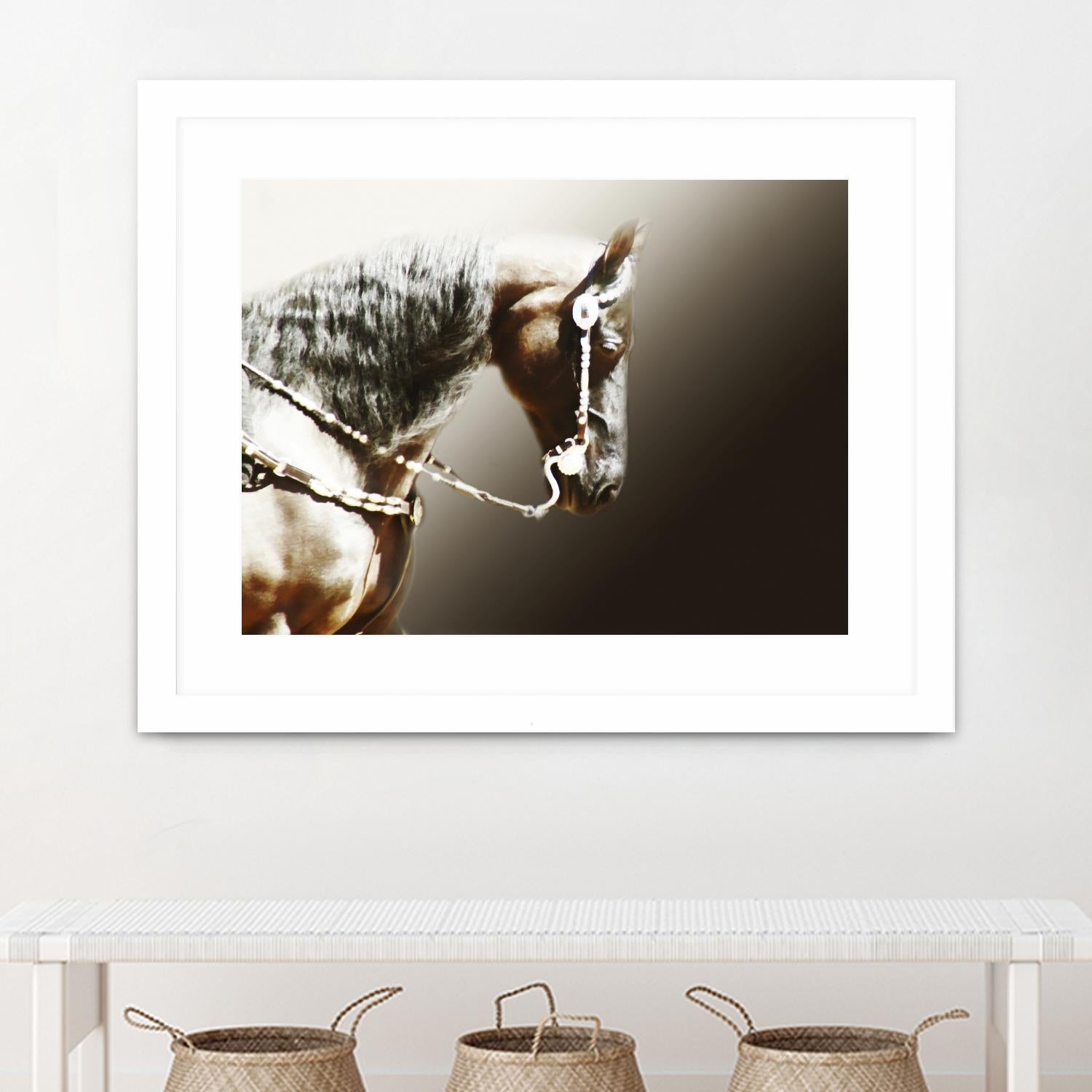 Black and Silver by Kari Brooks on GIANT ART - brown animals