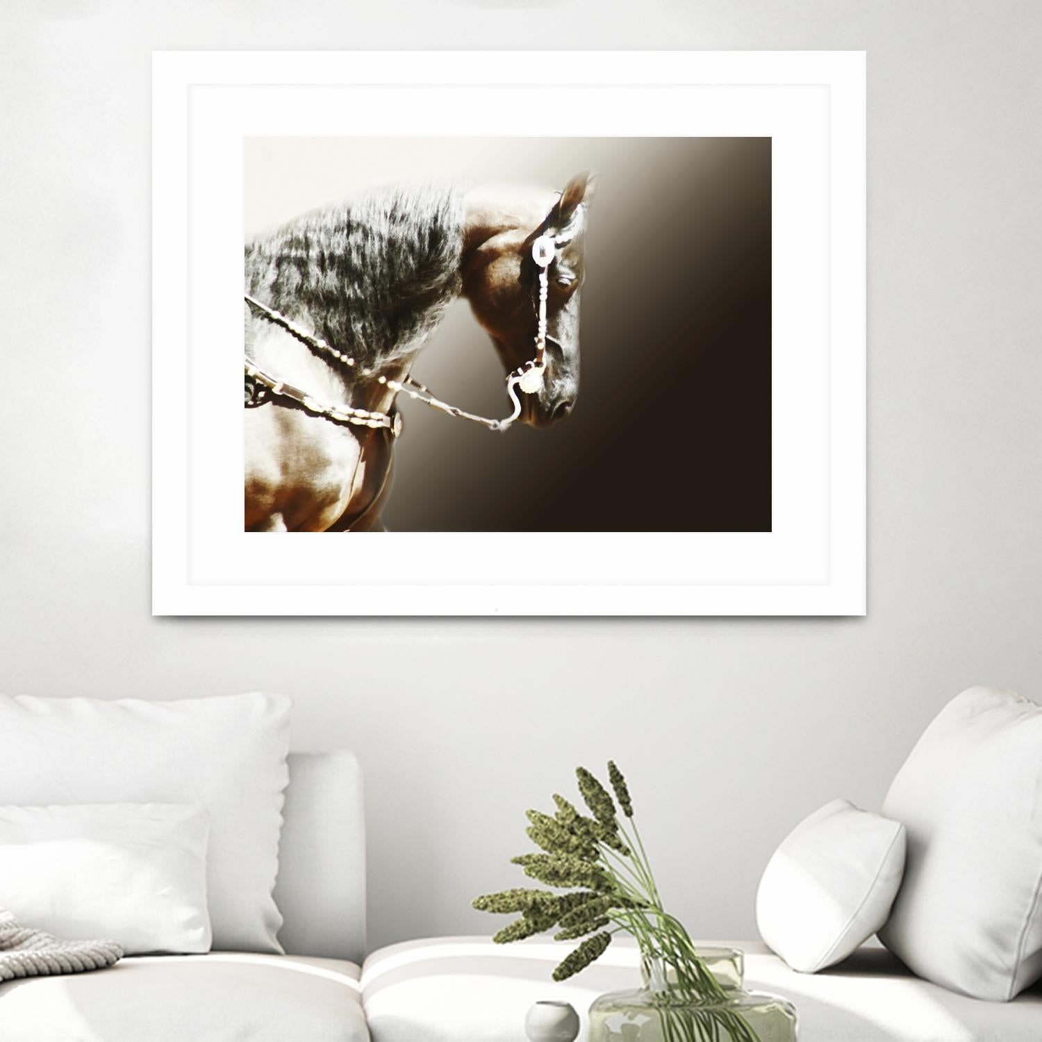 Black and Silver by Kari Brooks on GIANT ART - brown animals