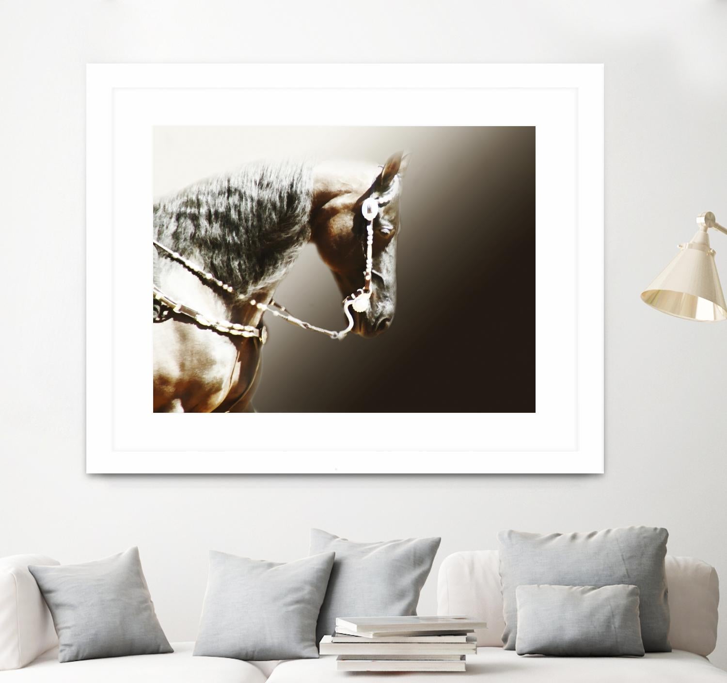 Black and Silver by Kari Brooks on GIANT ART - brown animals