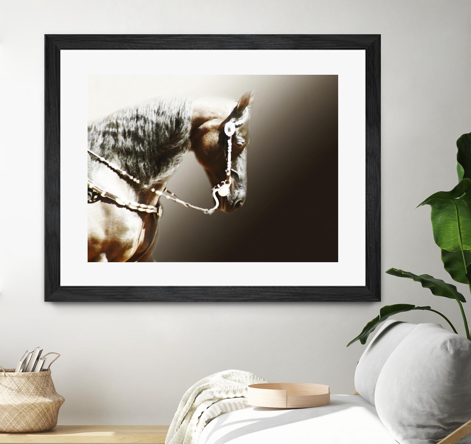 Black and Silver by Kari Brooks on GIANT ART - brown animals