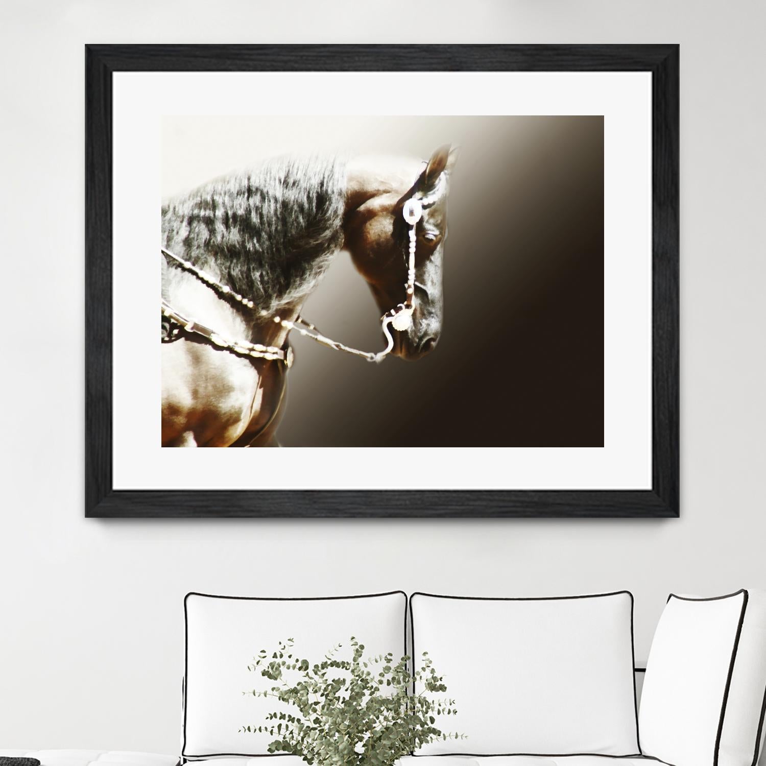 Black and Silver by Kari Brooks on GIANT ART - brown animals