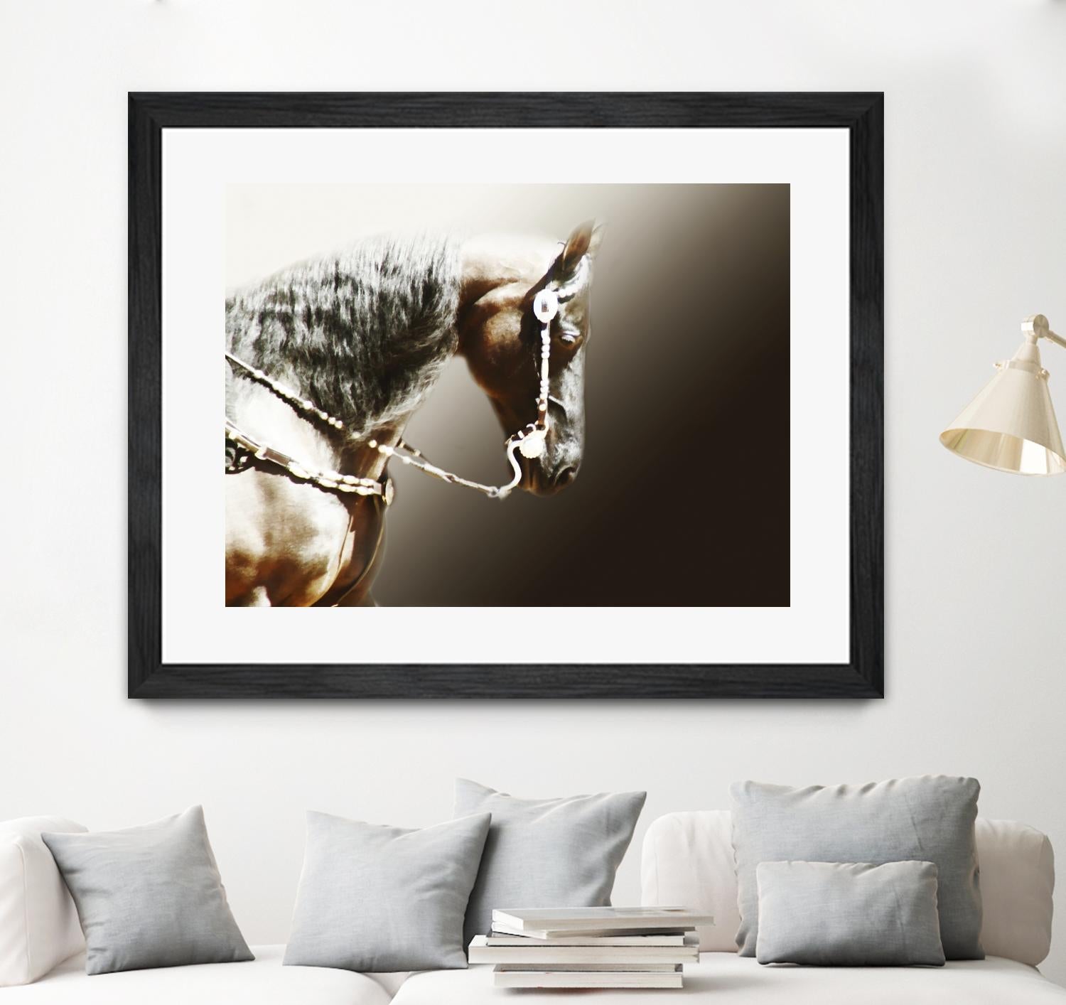 Black and Silver by Kari Brooks on GIANT ART - brown animals