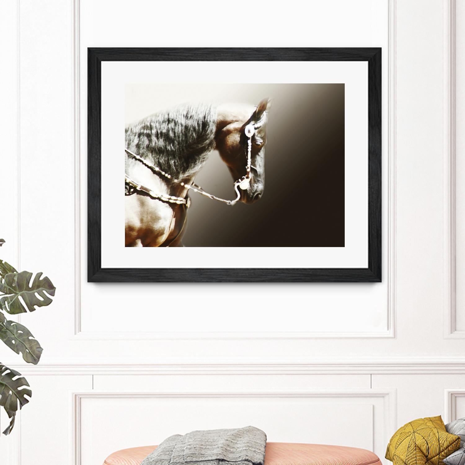 Black and Silver by Kari Brooks on GIANT ART - brown animals