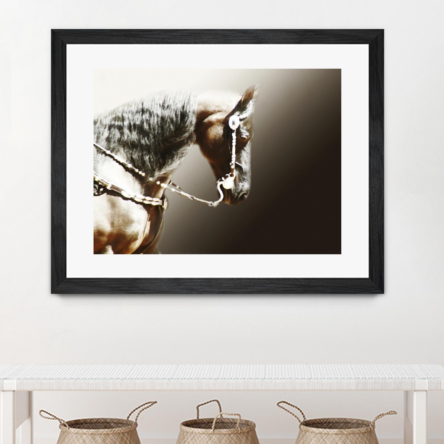 Black and Silver by Kari Brooks on GIANT ART - brown animals