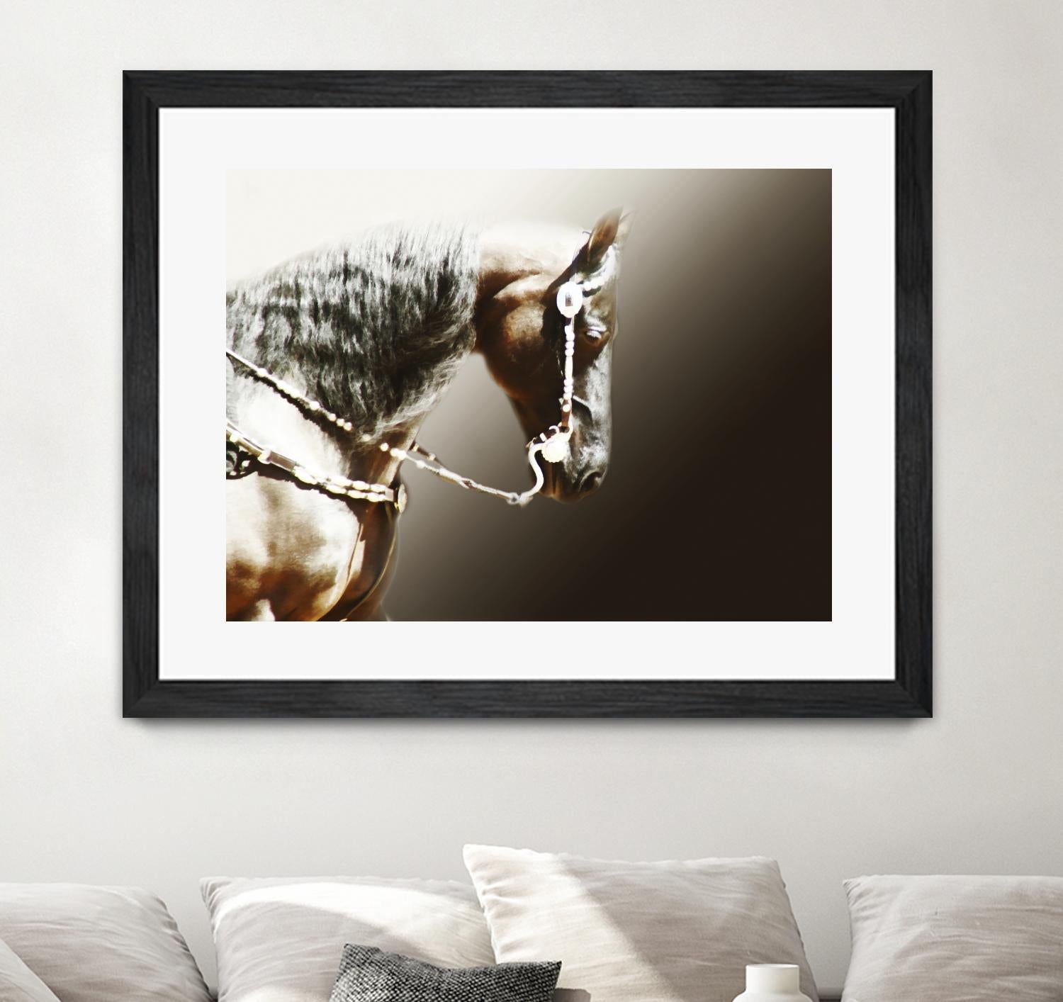 Black and Silver by Kari Brooks on GIANT ART - brown animals